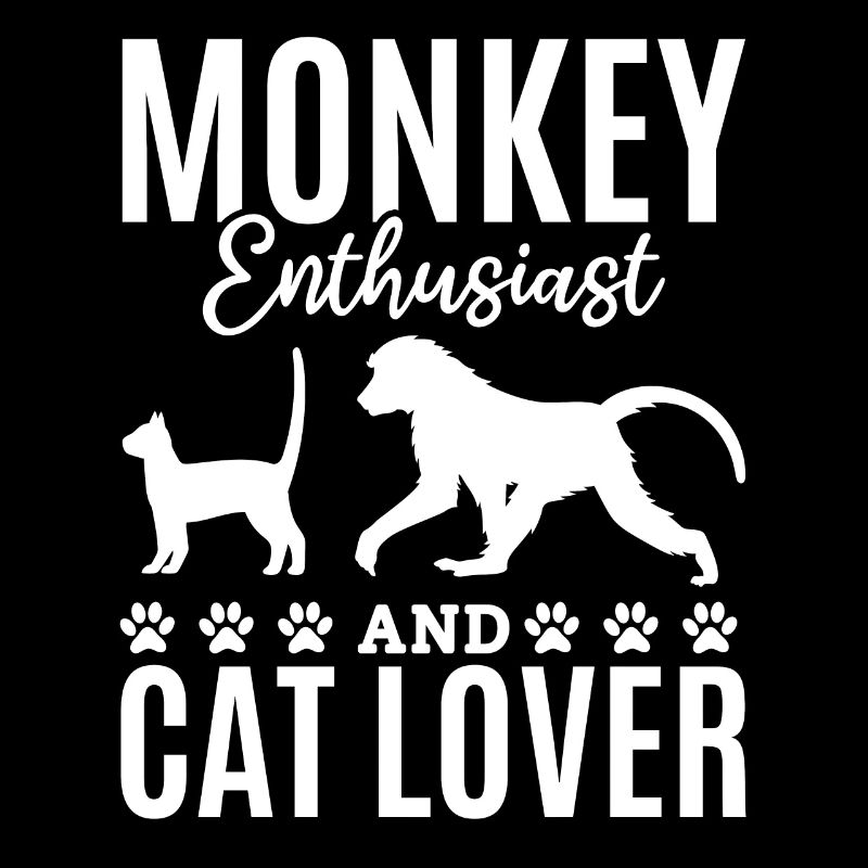 Orangutan Monkey Lover - Amateur de singe et chat