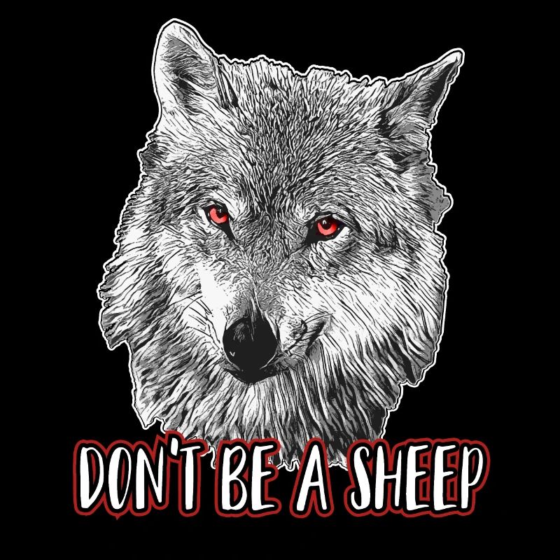 Sei kein Schaf
