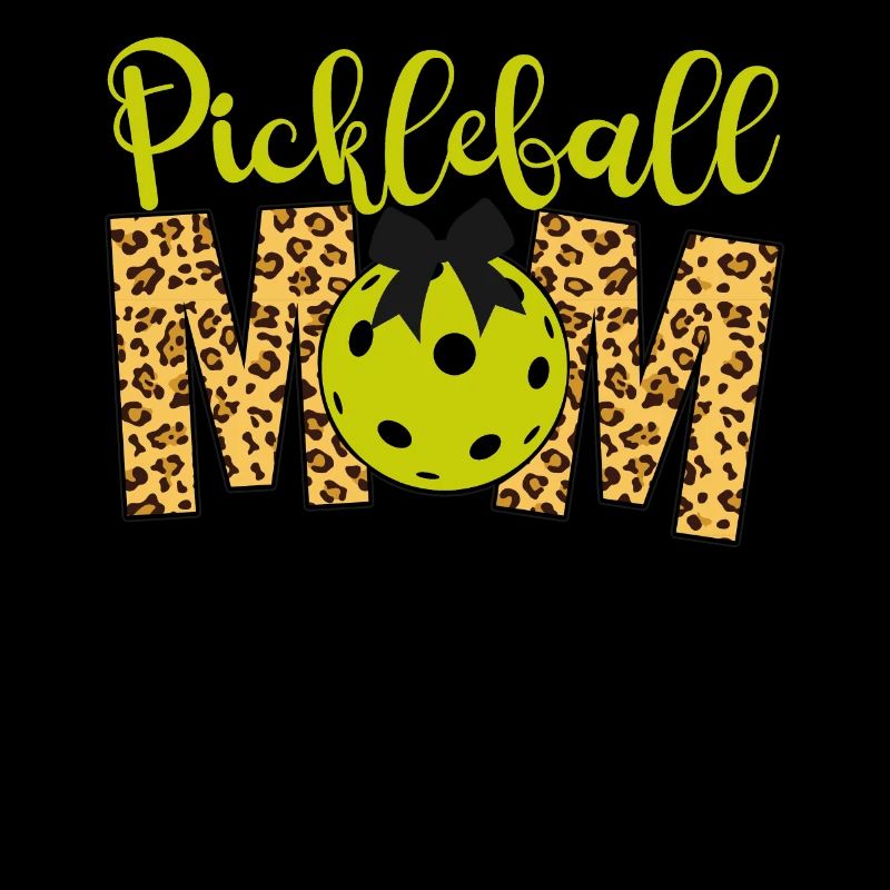 Pickleball Maman Mère Léopard
