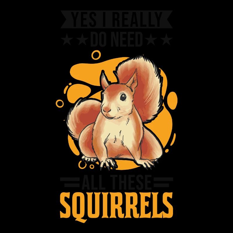 Eichhörnchen Geschenk Grauhörnchen Squirrel