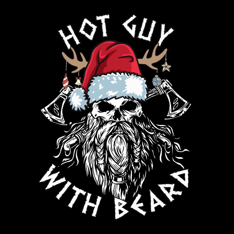 Geilertypmitbart Weihnachten Bartträger Wikinger