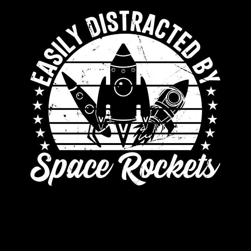 Voyage dans l’espace en fusée - Facilement distrait par Sp