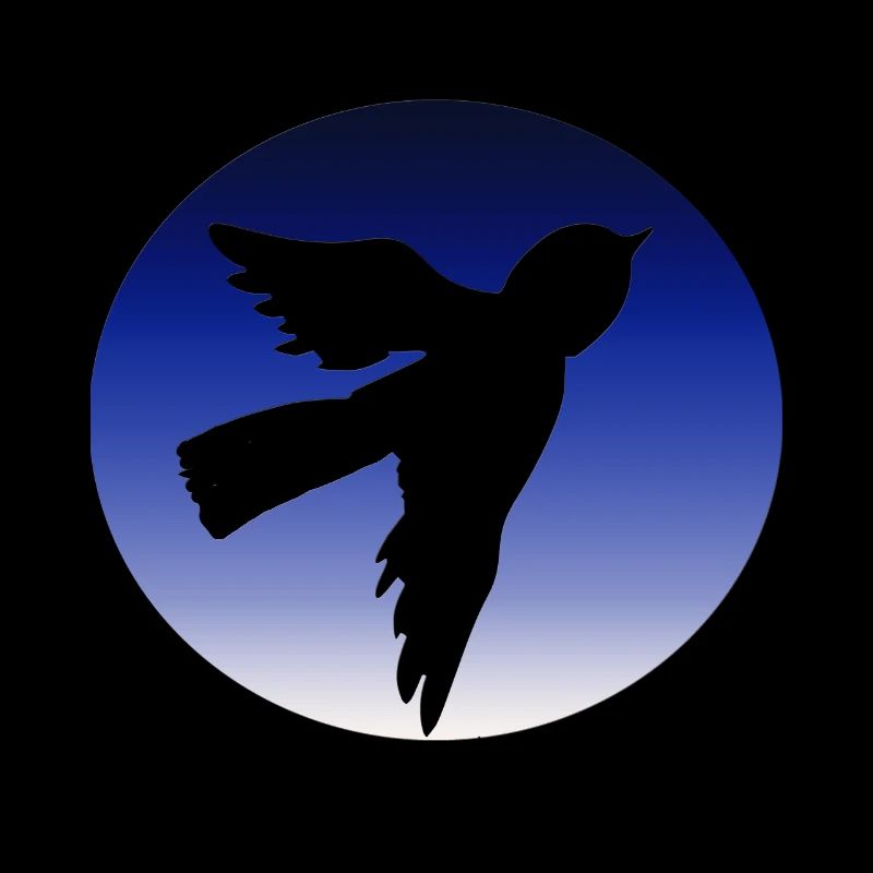 vogel blau