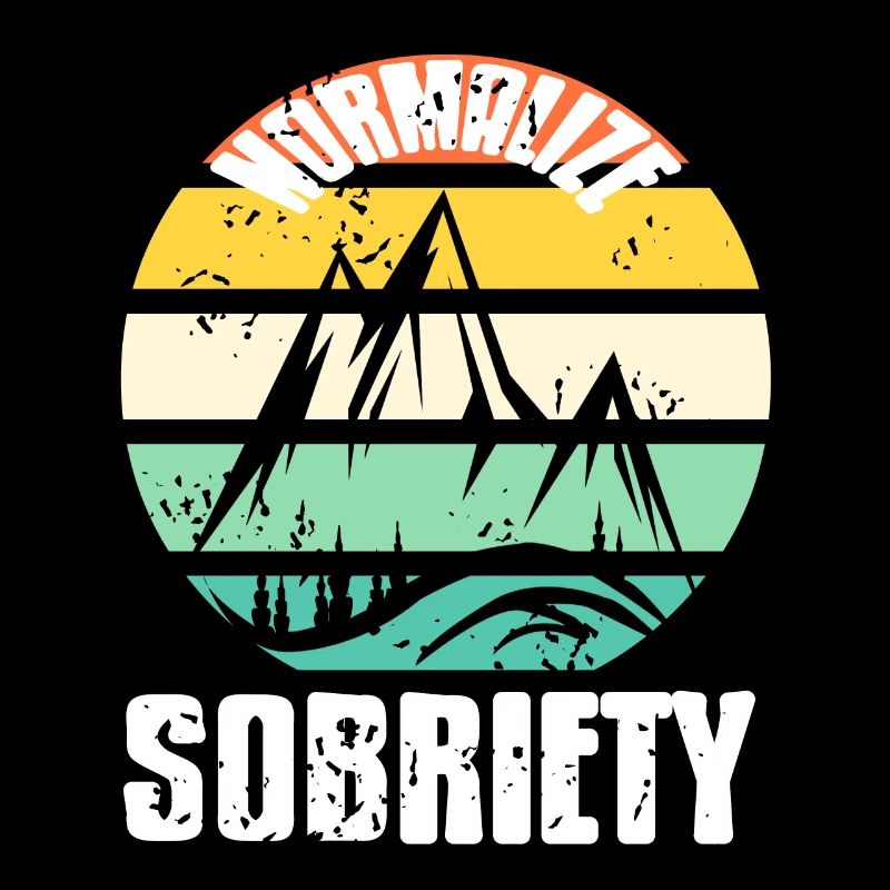 Normalize Sobriety Retro Sober Designs