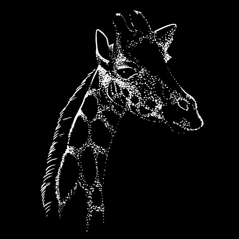 Girafe blanche