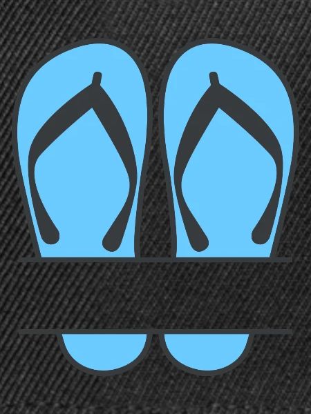 Flip Flop mit Textfeld