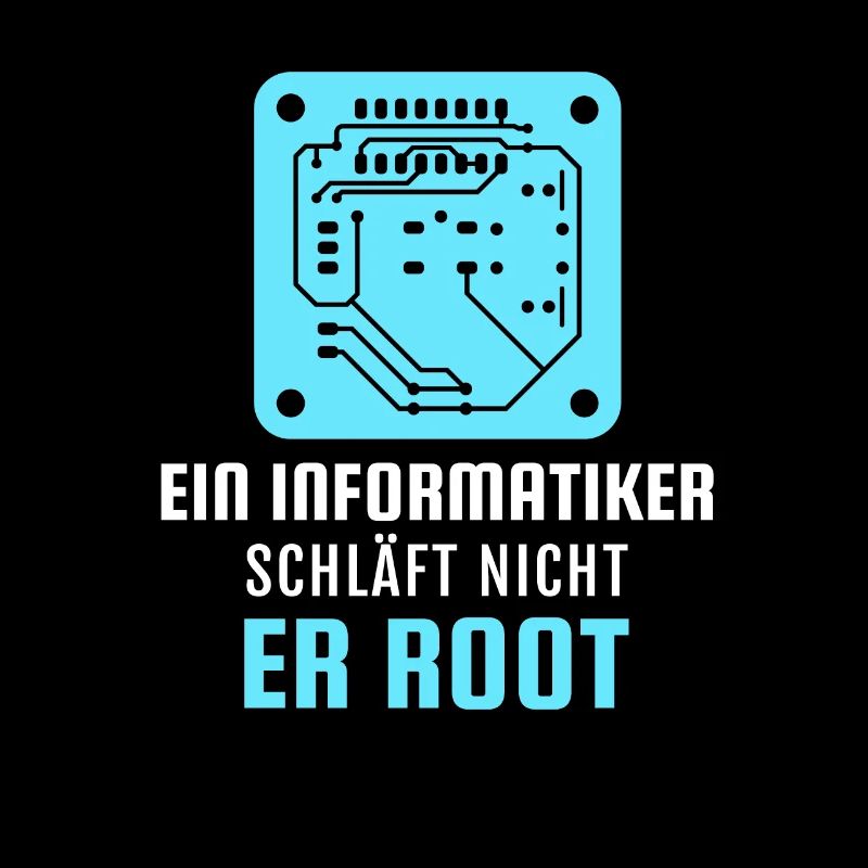 A computer scientist does not sleep, he is rooted in the info