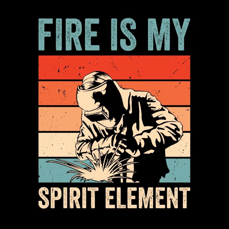 Welding Fire Spirit Element Metalworker Blacksmith