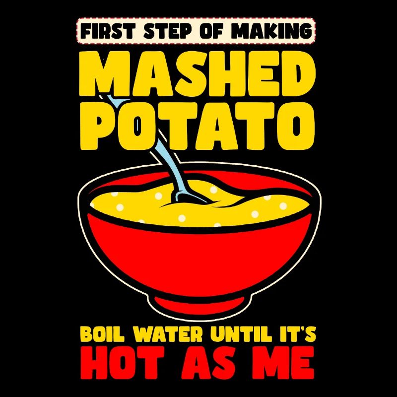 First Step Of Making Mashed Potatoes