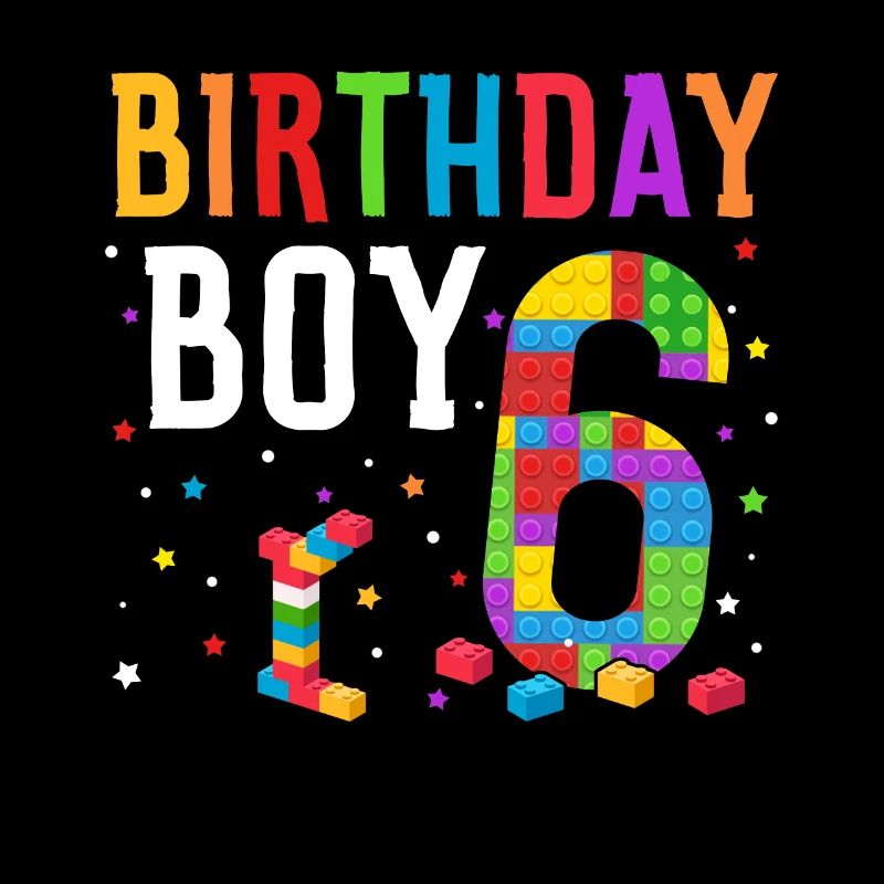 Blocs de construction enfant anniversaire 6 ans