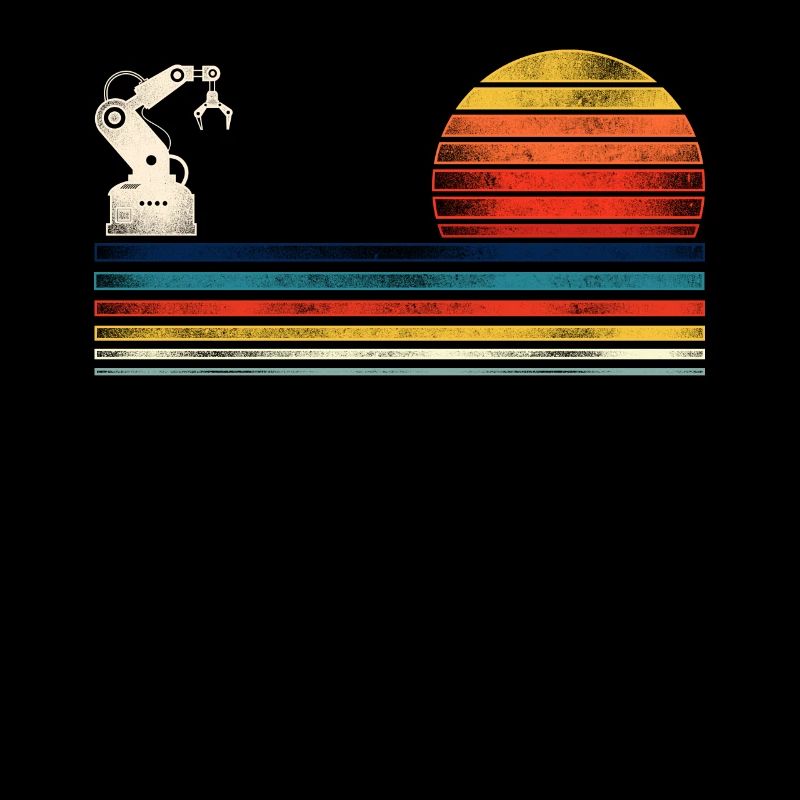 Robot Robotics Engineer Retro