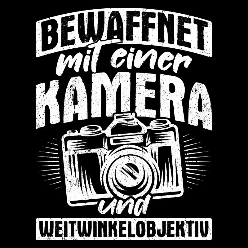 Bewaffnet mit einer KAMERA und WEITWINKELOBJEKTIV