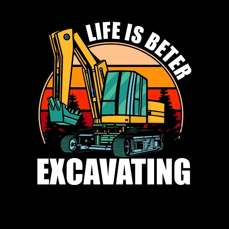 Construction machinery operator Excavator driver Excavator driver Construction workers