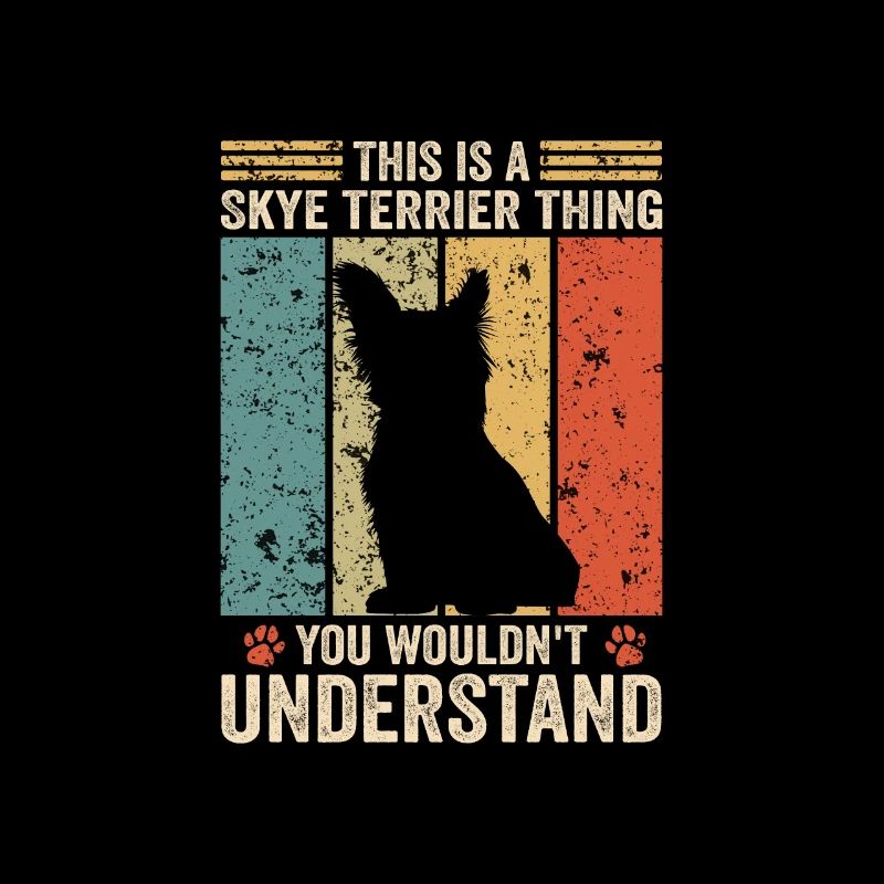 Ceci est une chose Skye Terrier