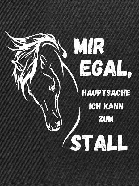 Ich kann zum Stall