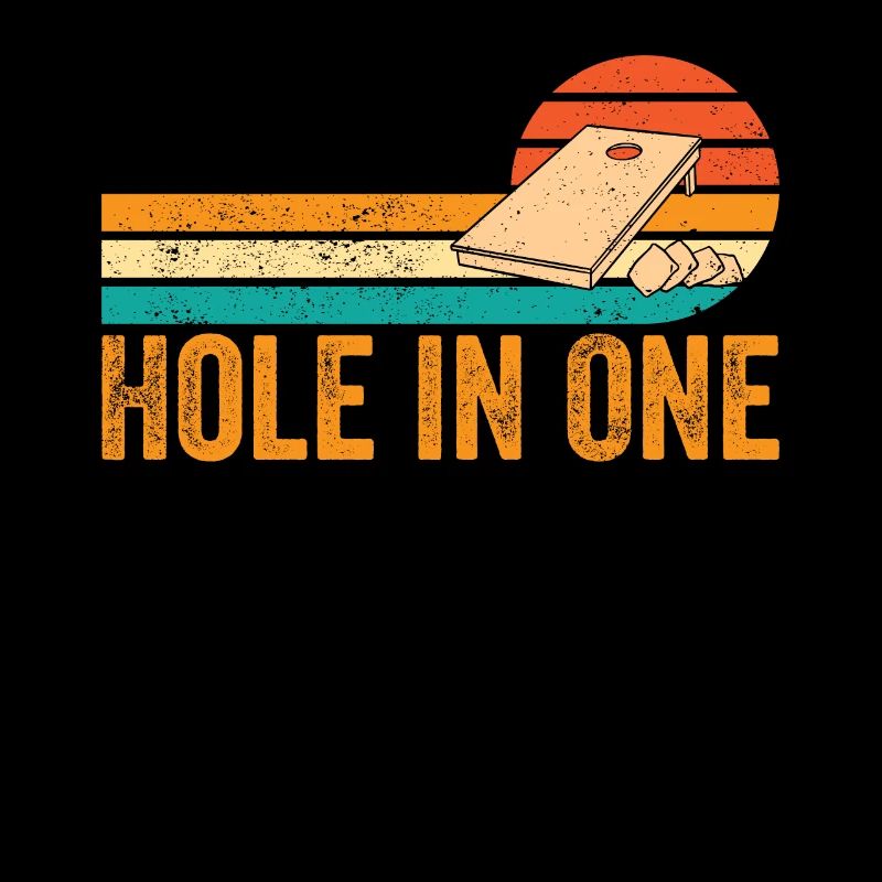 Funny Cornhole Corn Hole Retro
