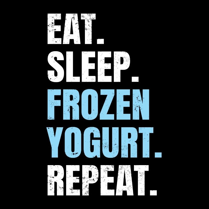 Manger du yogourt glacé Sleep Répéter
