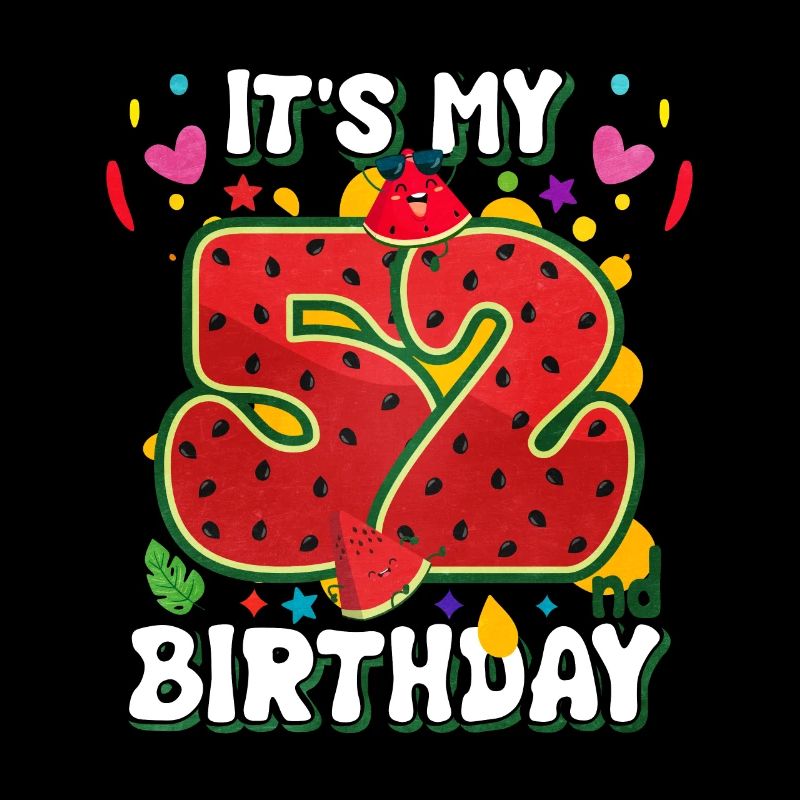 52. Geburtstag Wassermelone