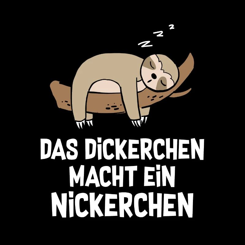 Das Dickerchen macht Nickerchen Faultier