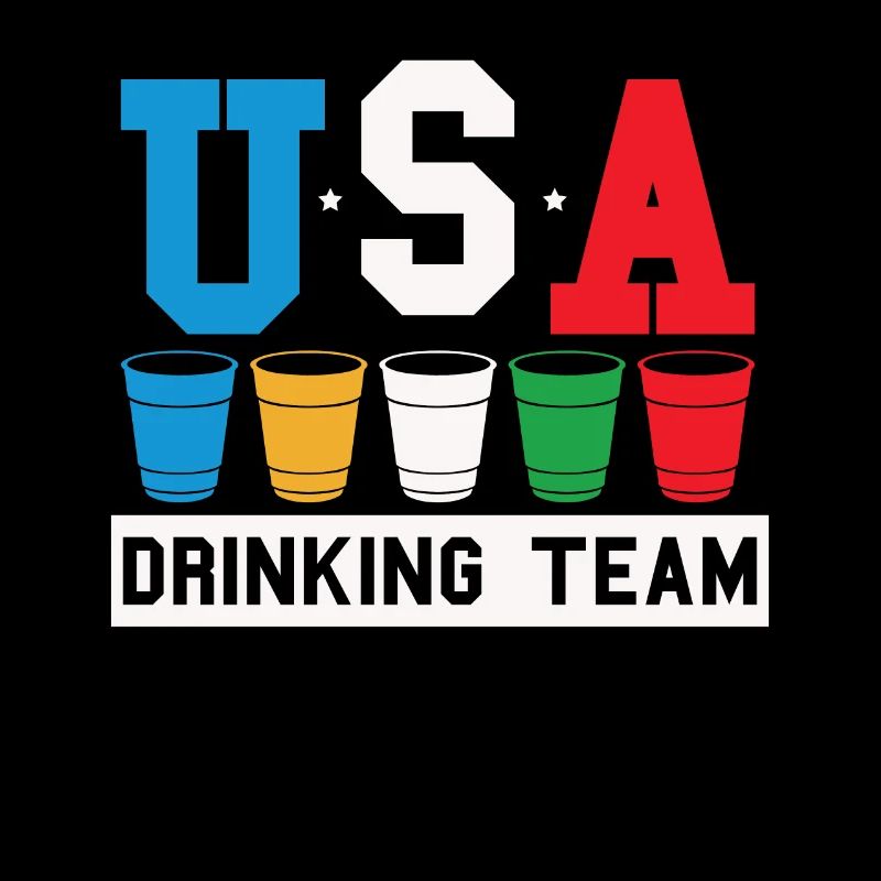 Official U.S. Drinking Team Funny