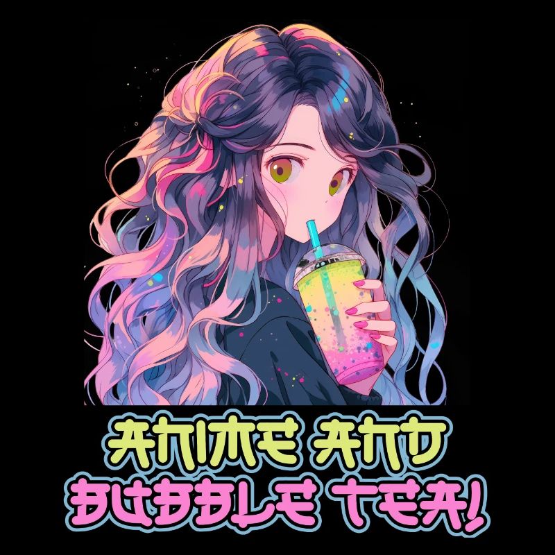 Anime et Boba Bubble Tea