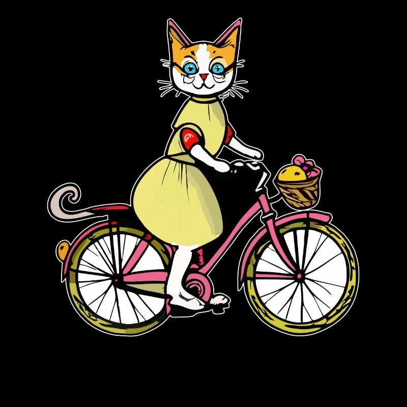 CHAT À VÉLO