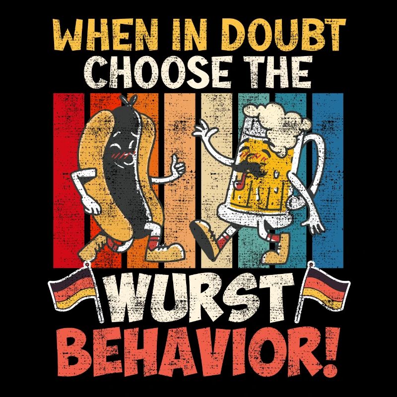 Deutsches Essen When In Doubt Choose the Wurst