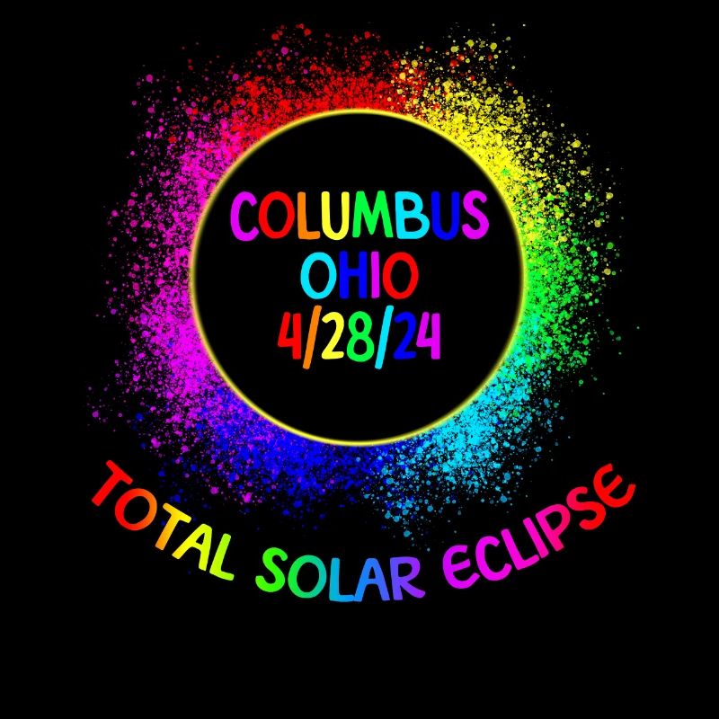 Total Solar Eclipse Columbus Ohio 4/28/24 Kinderbo