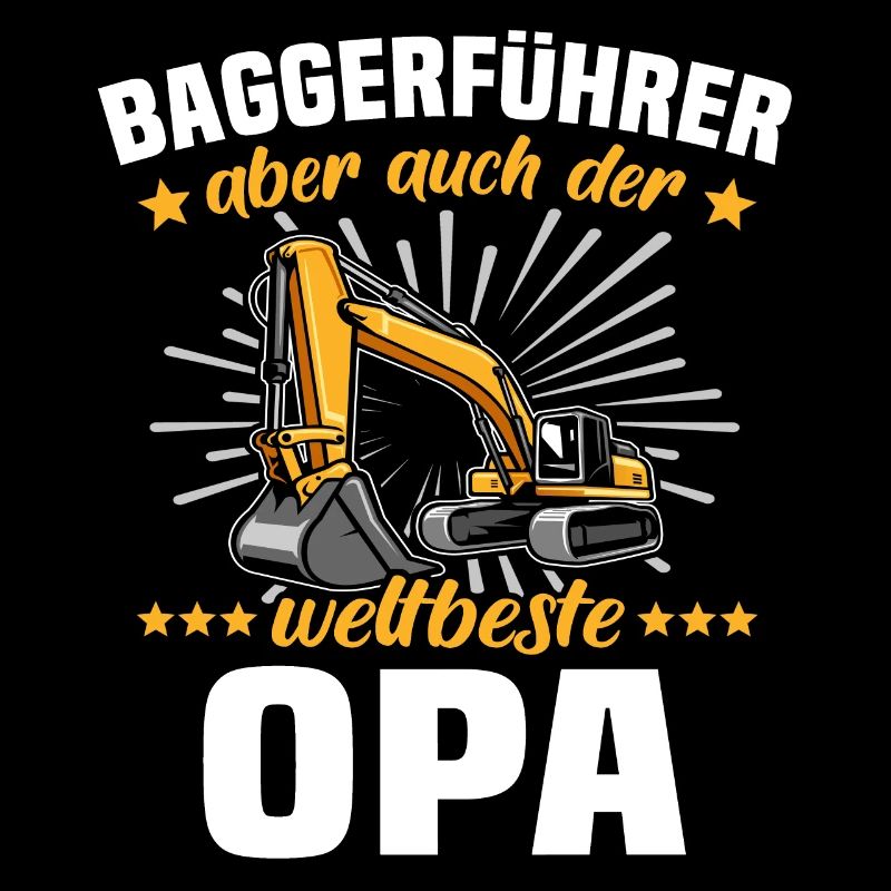 Opa Baggerfahrer