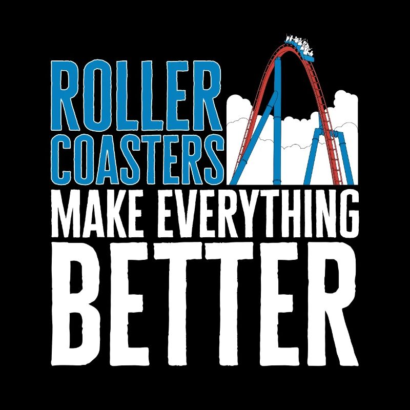 Achterbahn Rollercoaster Freizeitpark