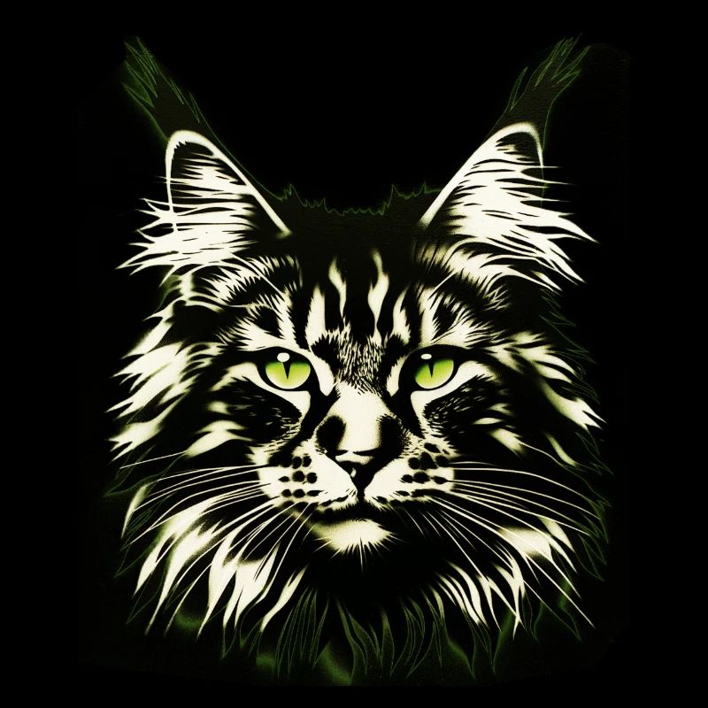Visage de chat