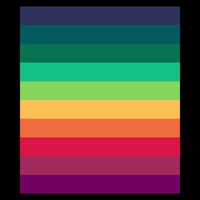 Regenbogen Fläche