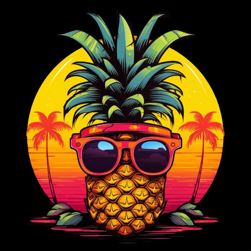 Synthwave Pineapple