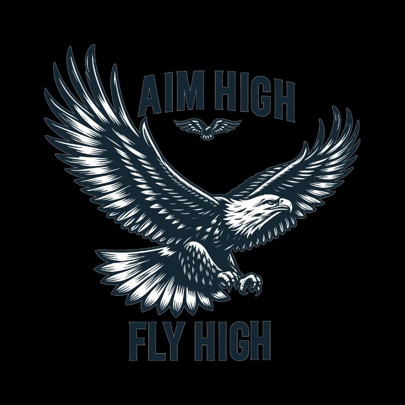 Majestic eagle in flight