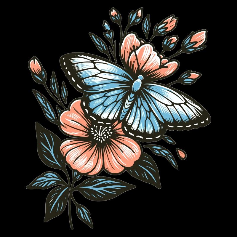 Papillon sur fleur