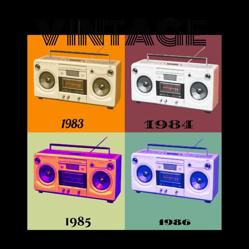 Radio Cassette Player, Retro