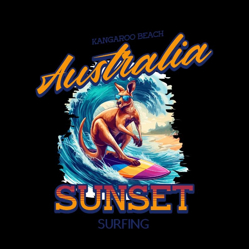 Kangaroo Beach Australia Surfer
