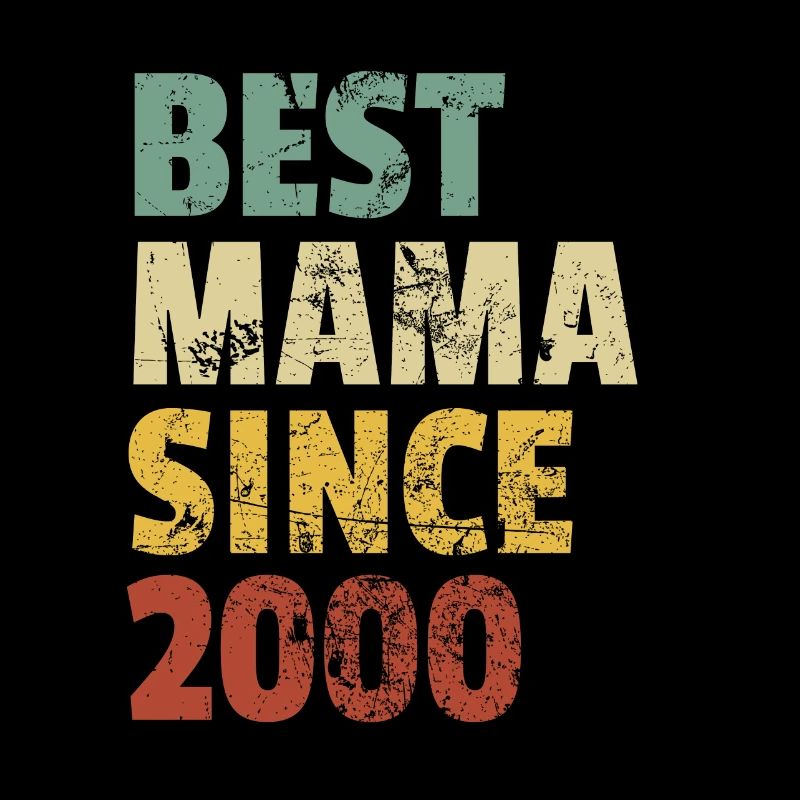 Cooles Retro-Design für Mama von Sohn oder Tochter.