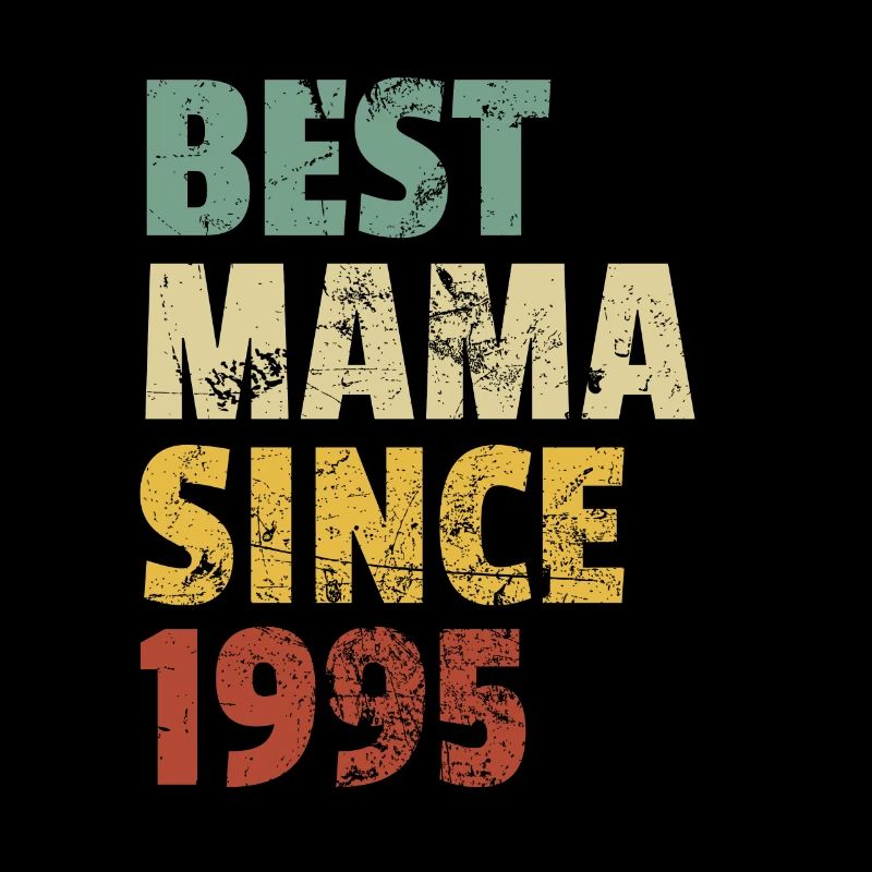 Cooles Retro-Design für Mama von Sohn oder Tochter.