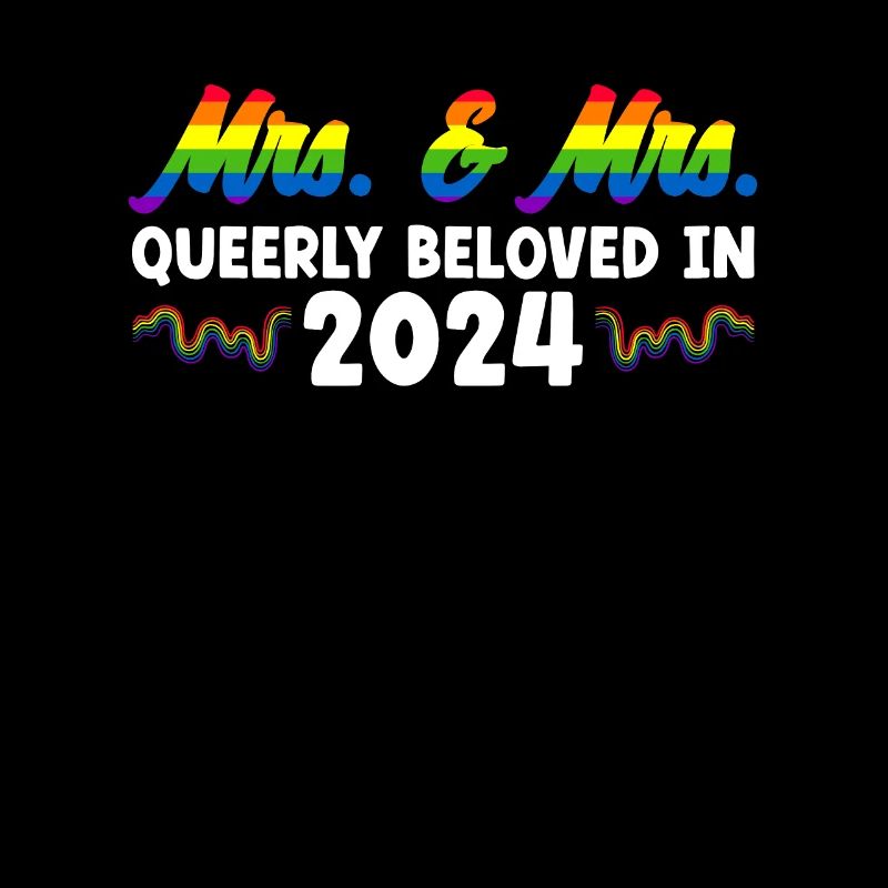 Mrs. & Mrs. 2024 Gay Pride Hochzeit Homo-Ehe