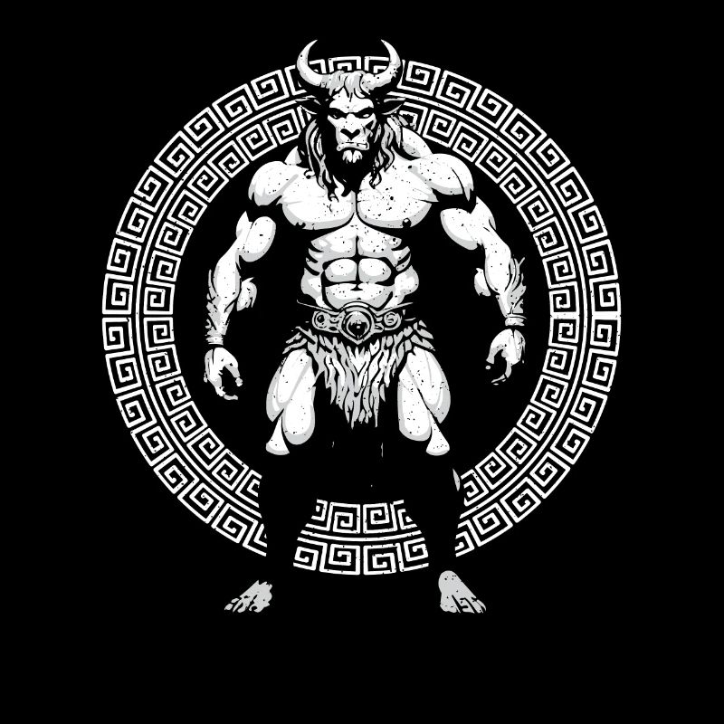Halbbull-Minotaurus-Geschenk