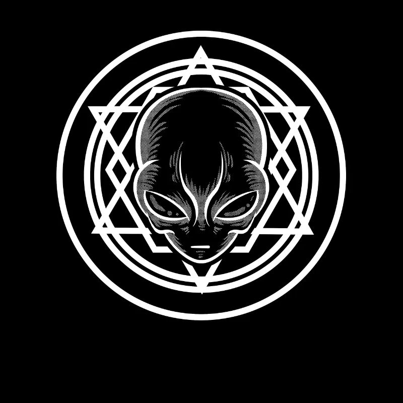 Géométrie sacrée Extraterrestre TShirt Vie extraterrestre