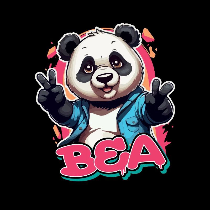 BEA - Schöner Mädchen Name mit coolem Panda