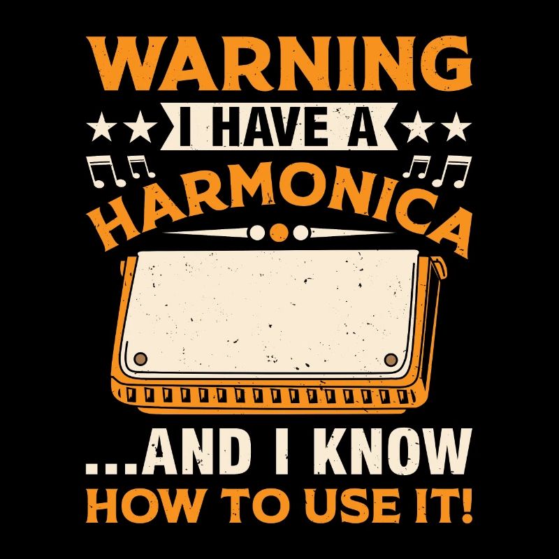 Harmonica Player Funny Harmonica Player