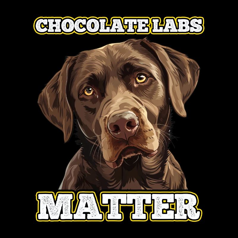 Brown Labrador CHOCOLATE LABS MATTE Labrador