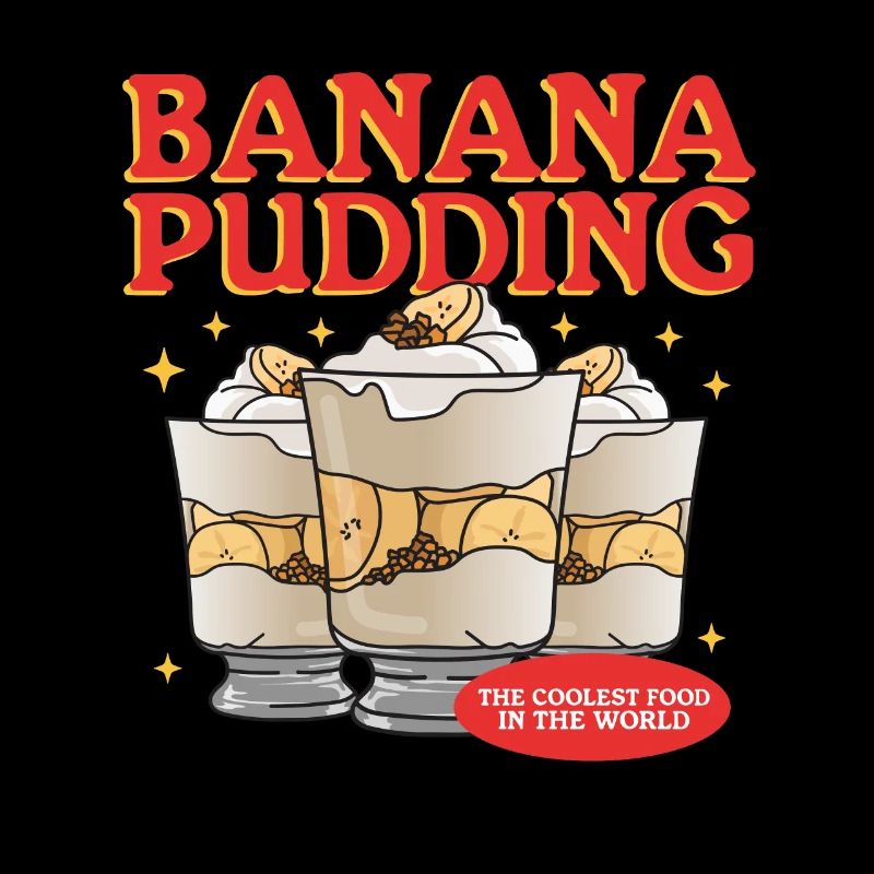 Bananenpudding Bananen-Pudding Geschenk