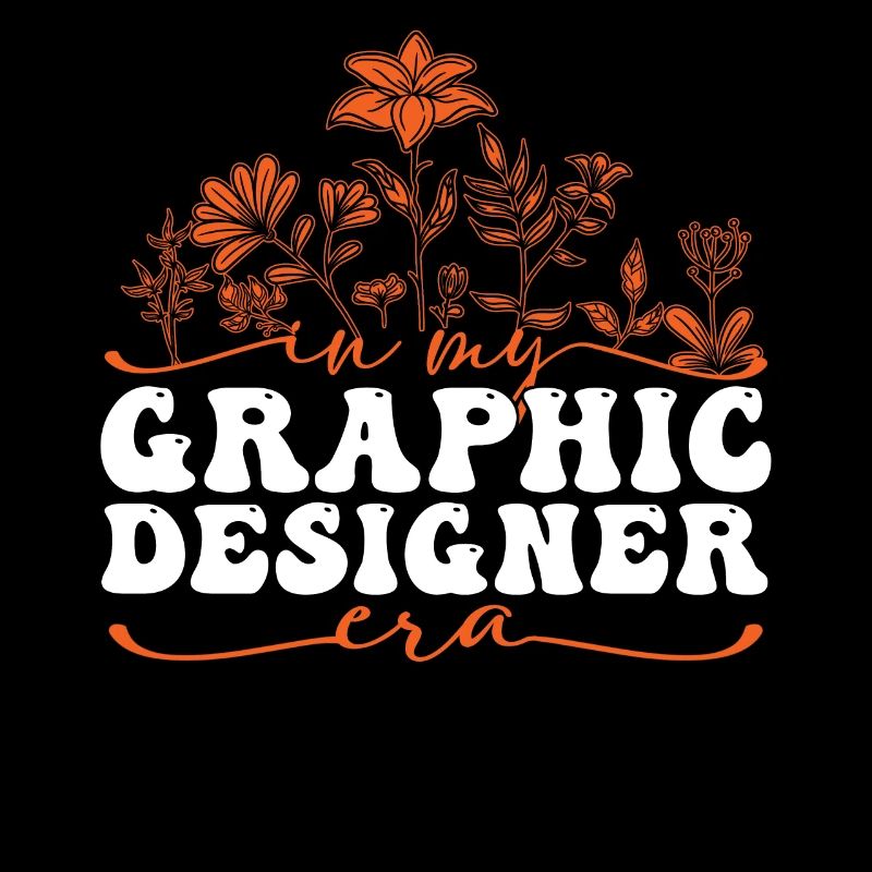 À l’époque de mon graphiste avec des fleurs