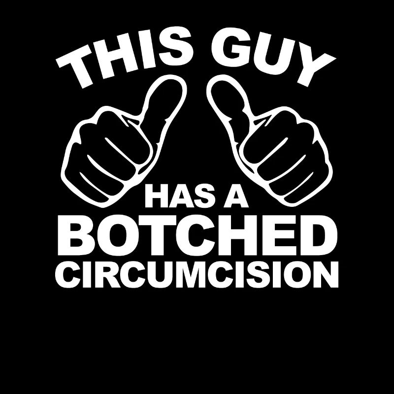 This guy has a botched circumcision, the pe
