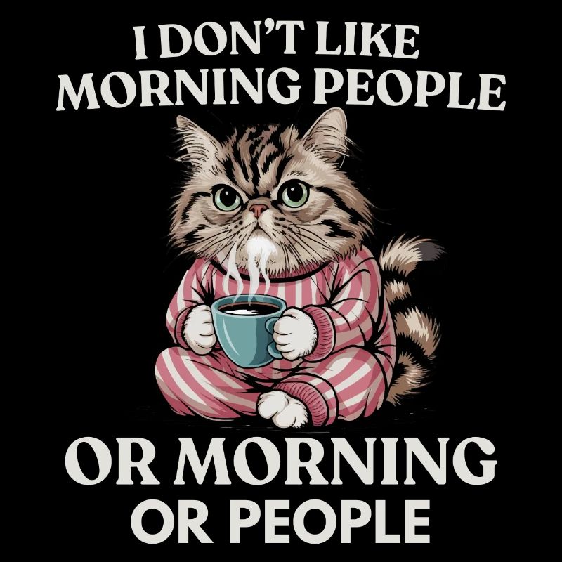 Ich mag keine Morgenmenschen oder Morgenmenschen oder Menschen