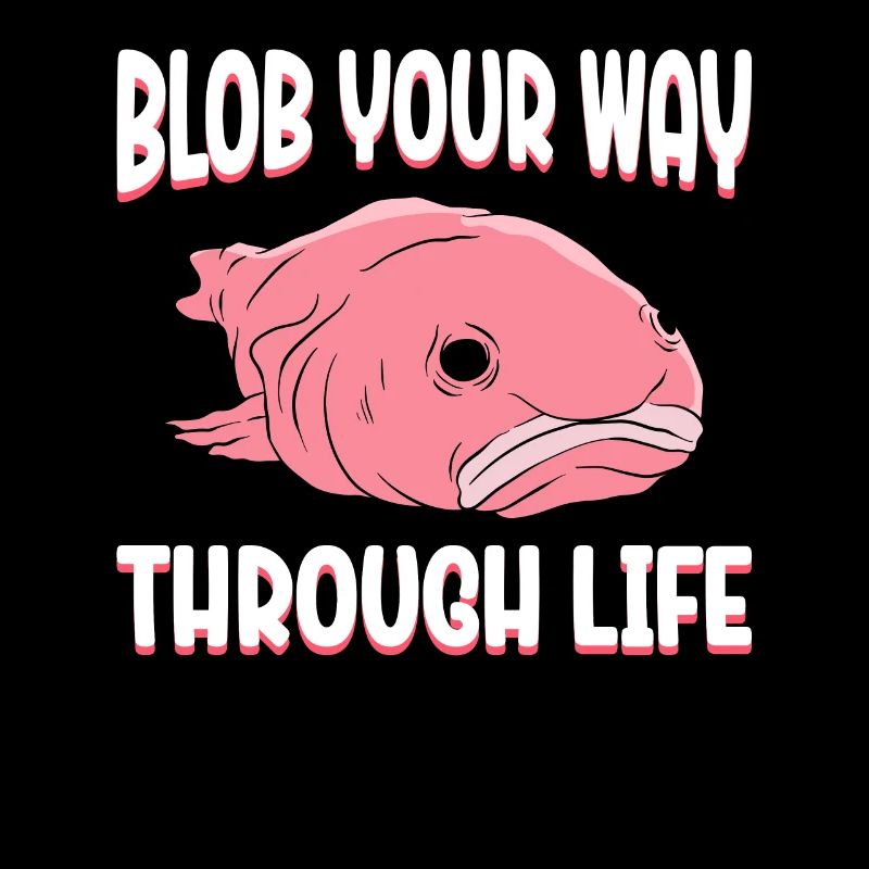 Drôle de poisson Blobfish mignon